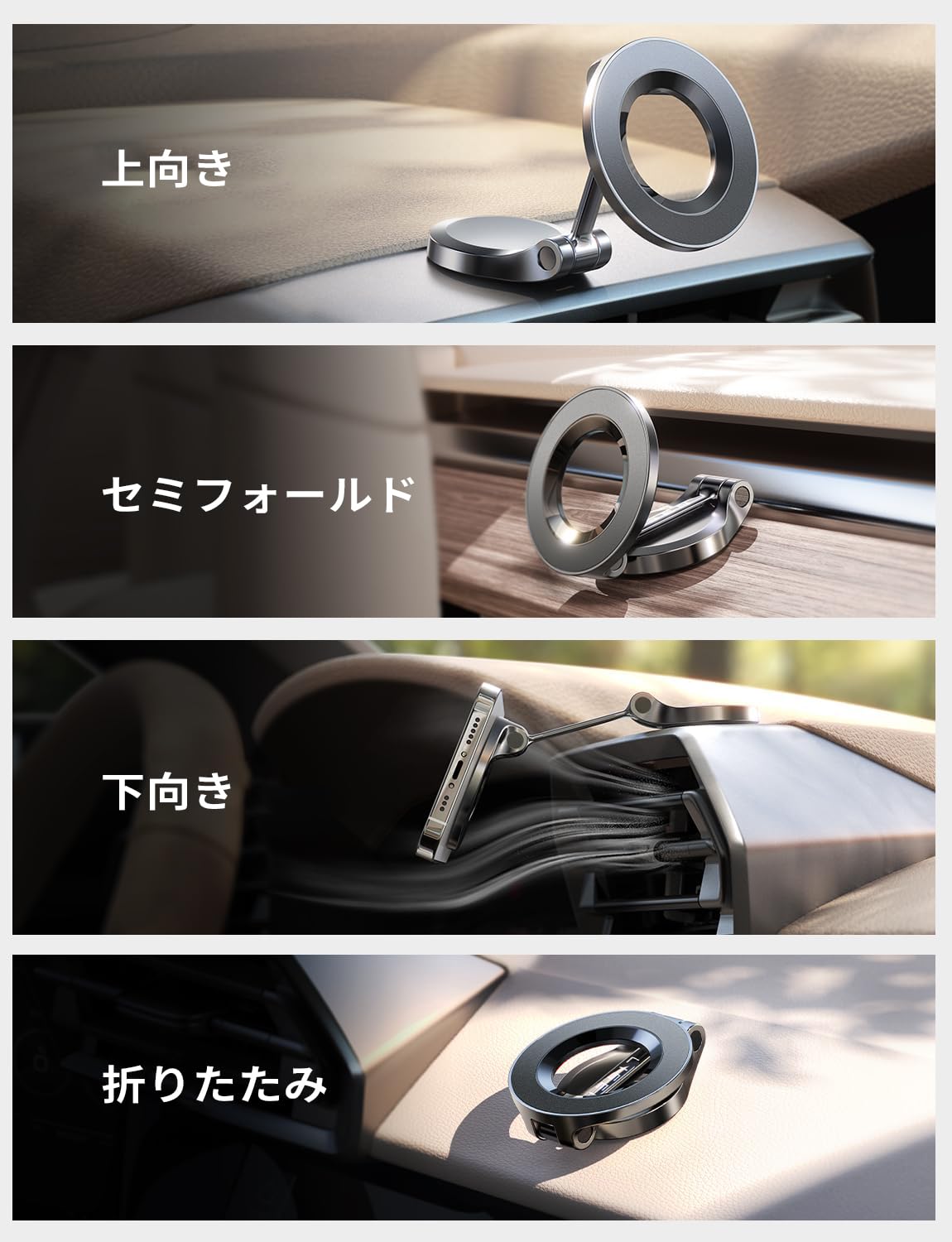 Amazon.co.jp: LISEN magsafe 車載スマホホルダー magsafe 車 ホルダー  