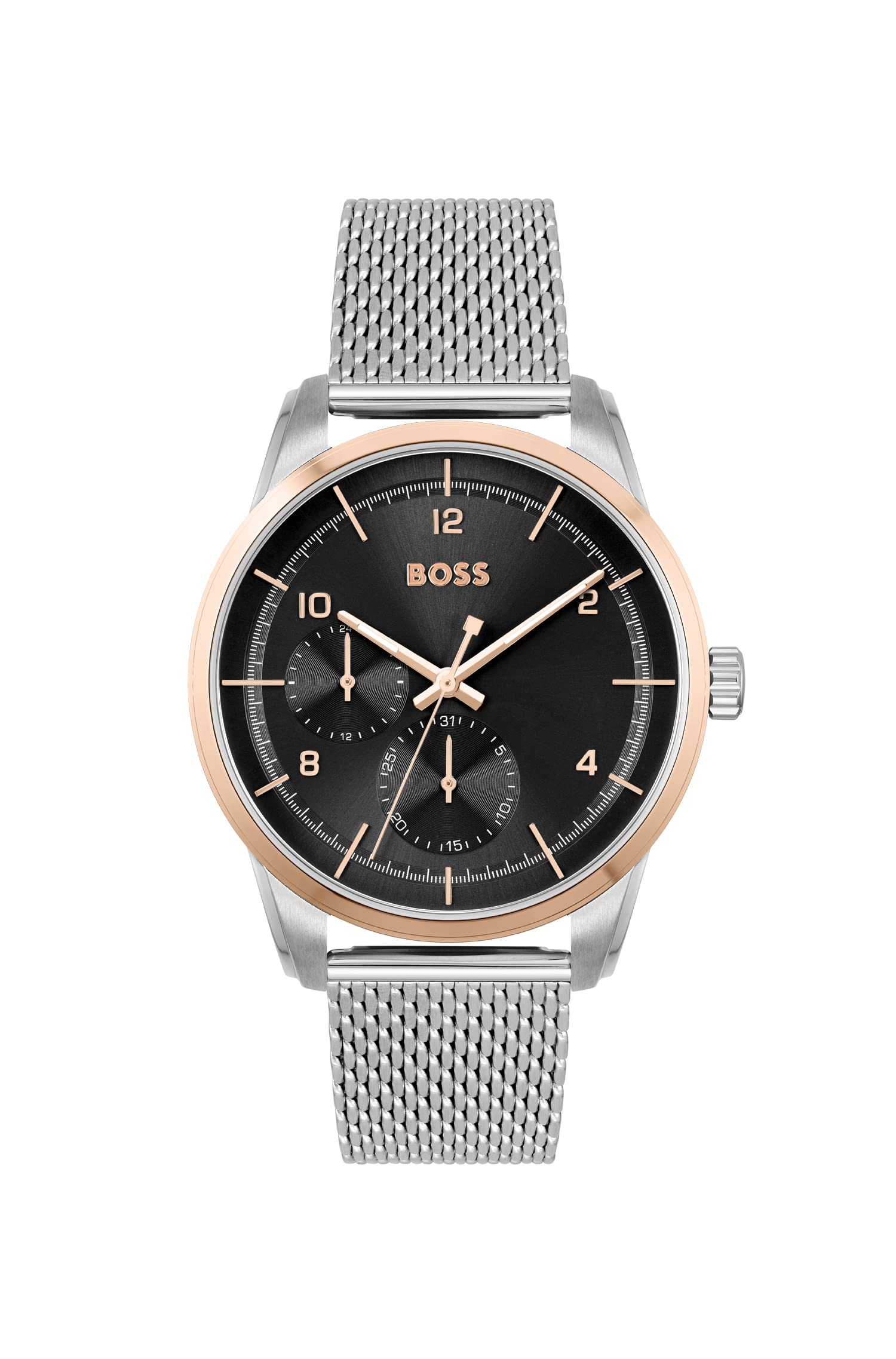 Hugo Boss Stainless Steel Sophio Analog Black Dial Mens Watch-1513961 (B09RQZJRKW) Amazon Price History, Amazon Price Tracker
