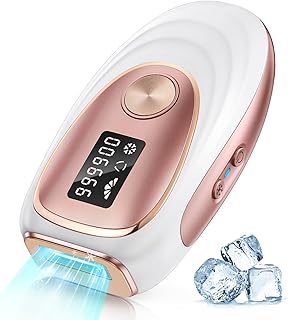 LYSMOSKI Laser Hair Removal, IPL Hair Removal with Ice-Cooling System for Painless & Long-Lasting Result, Safe At-Home Hai...