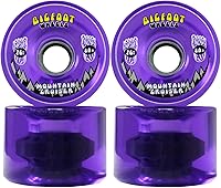 Vista 4 de Maple Drop Down Longboard Púrpura con 2.992 in 80A Ruedas Tabla de Velocidad