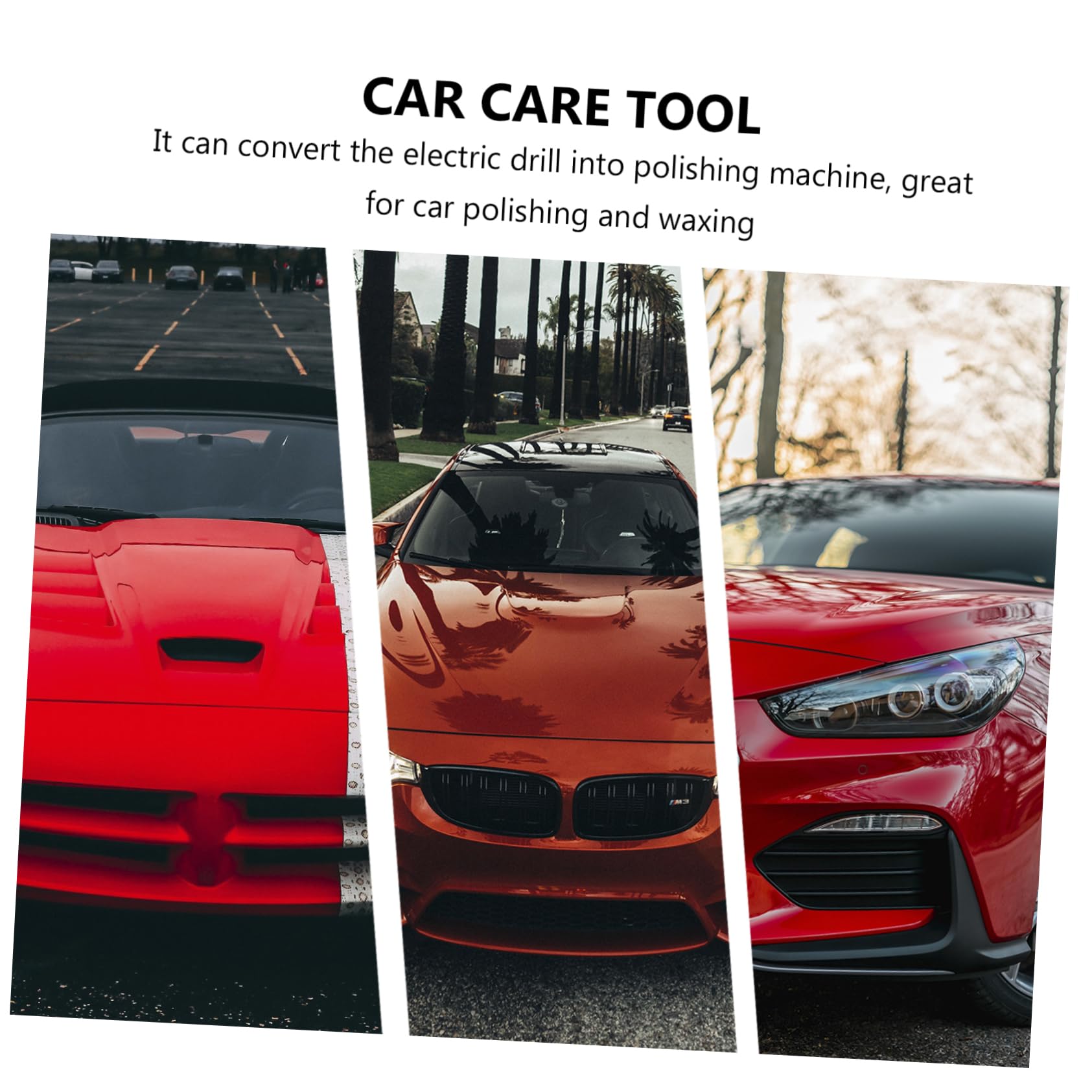 GANAZONO 1Set Car Polishing Kit Durable Polisher Tool for Car Detailing Includes Buffing Pads and Accessories for Waxing and Polishing for Scratch