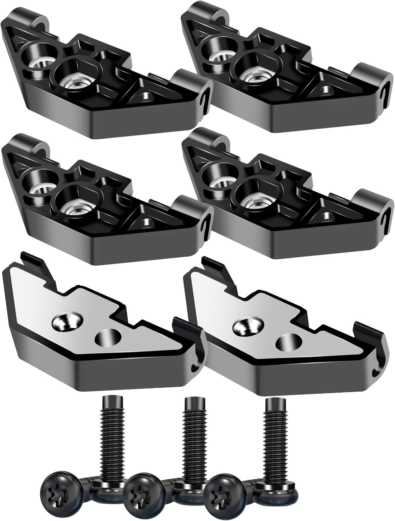 Steel Hardtop Hardware Kit Complete Set, Quick Removal Hard Top Mounting Bolt and Retainer Nut Hardware Kit Fits for Jeep Wrangler JK JKU 2007-2018