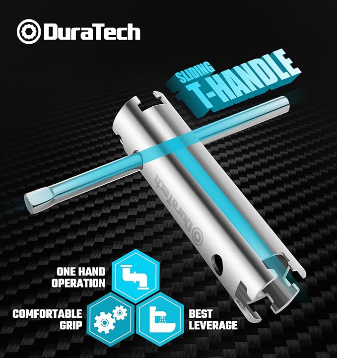Llave para colador de fregadero DURATECH, acero aleado, plateado miniatura 6