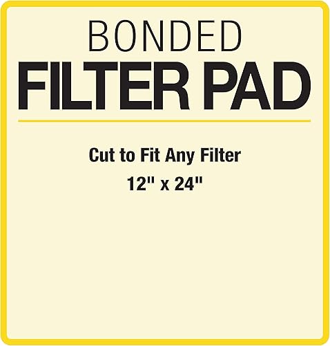 Miniatura 4 de Marineland Almohadilla de filtro adherida, cortada para adaptarse a cualquier filtro de acuario, blancos y bronceados, 312 pulgadas cuadradas.