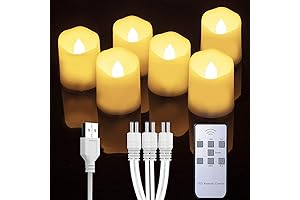 Rechargeable Tea Light Candles: Illuminate Your Space with Ambiance