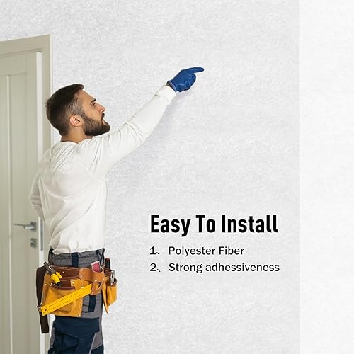 Miniatura 4 de Frienda Paquete de 6 paneles acústicos grandes de 47 x 24 x 0.4 pulgadas, paneles de espuma autoadhesivos de alta densidad a prueba de sonido, para