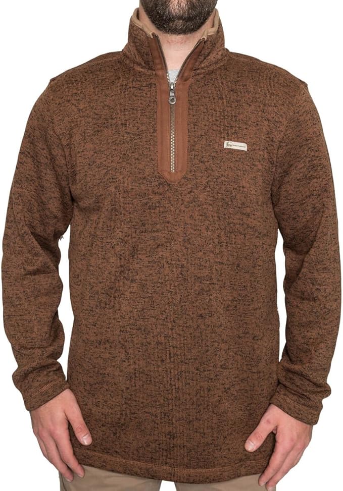 brown 1 4 zip pullover