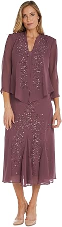 R&M Richards Womens The Margaret Formal Evening Ensemble