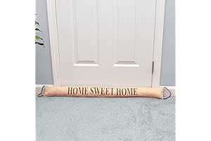 Home Sweet Home Door Draft Stopper: Enhanced Insulation and Style for Your Home