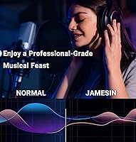 Vista 6 de Jamesin Cables XLR de 4 canales de 6 pies macho a hembra, cable de serpiente con etiqueta digital y cable de audio de micrófono codificado por