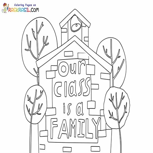 Our Class is a Family Coloring Pages coloring Book new family