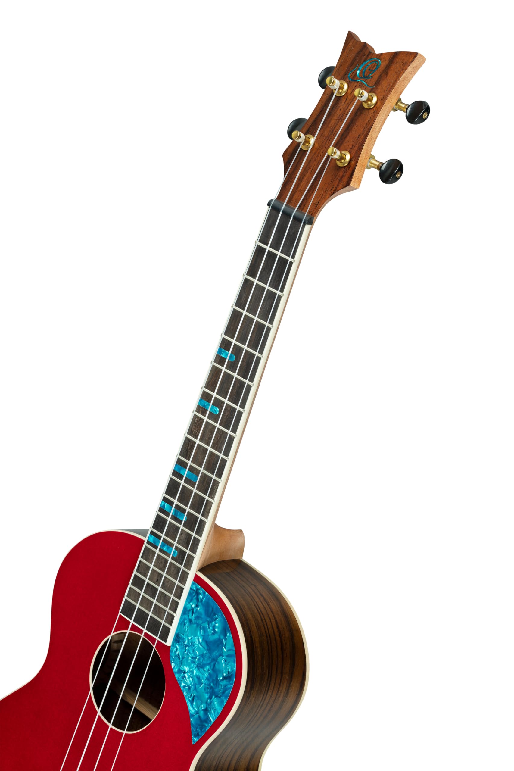 Ortega Guitars Ukulele Tenore Acustico – Ghost Series – Gig Bag Inclusa – Abete Rosso, Red (RUGH-SRT)