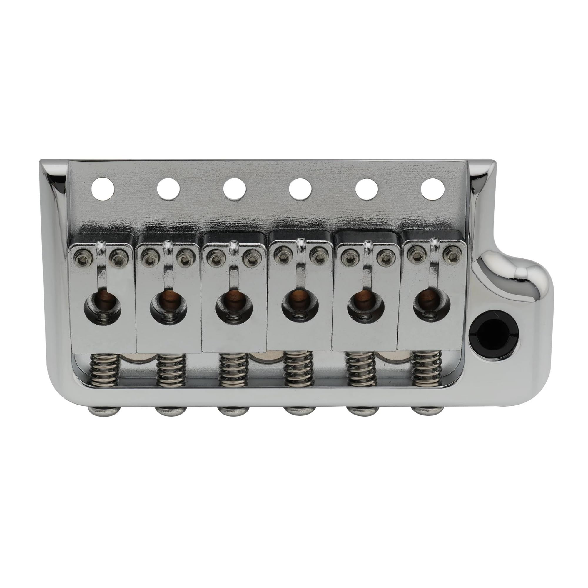 Puente Trémolo De Latón Macizo De 52.5 Mm Adecuado Para Guitarras Eléctricas Principiantes | Puente de guitarra(Chrome)