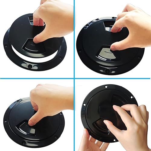 Miniatura 5 de Barco Puerto de inspección de 5 pulgadas Sello de acceso para barco Kayak Hatch Plus RV Marine Tight Hole Tapa de cubierta