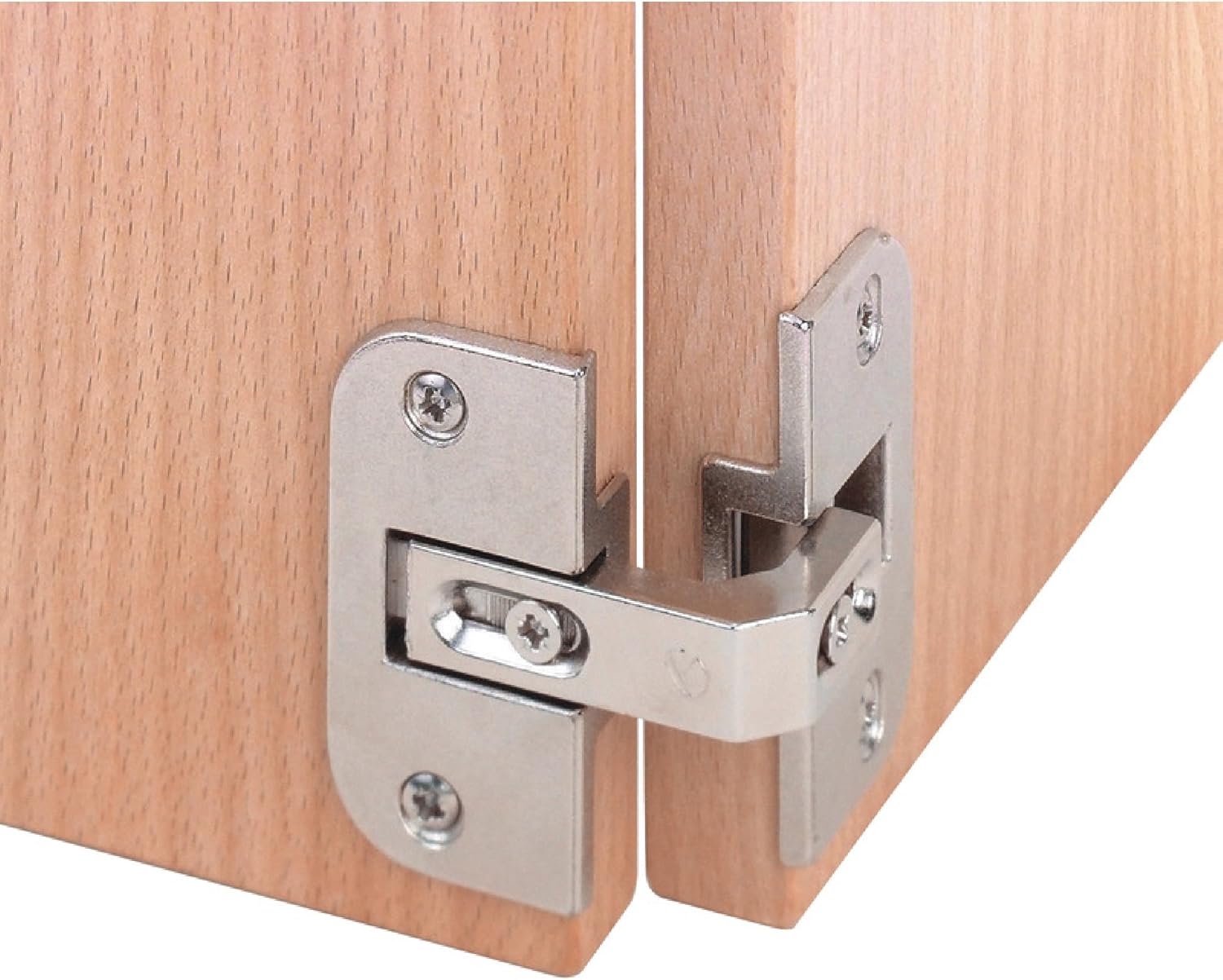 Hafele America 343.90.710 Pie-Cut Corner Cabinet Hinge, 78 Degree Opening Angle