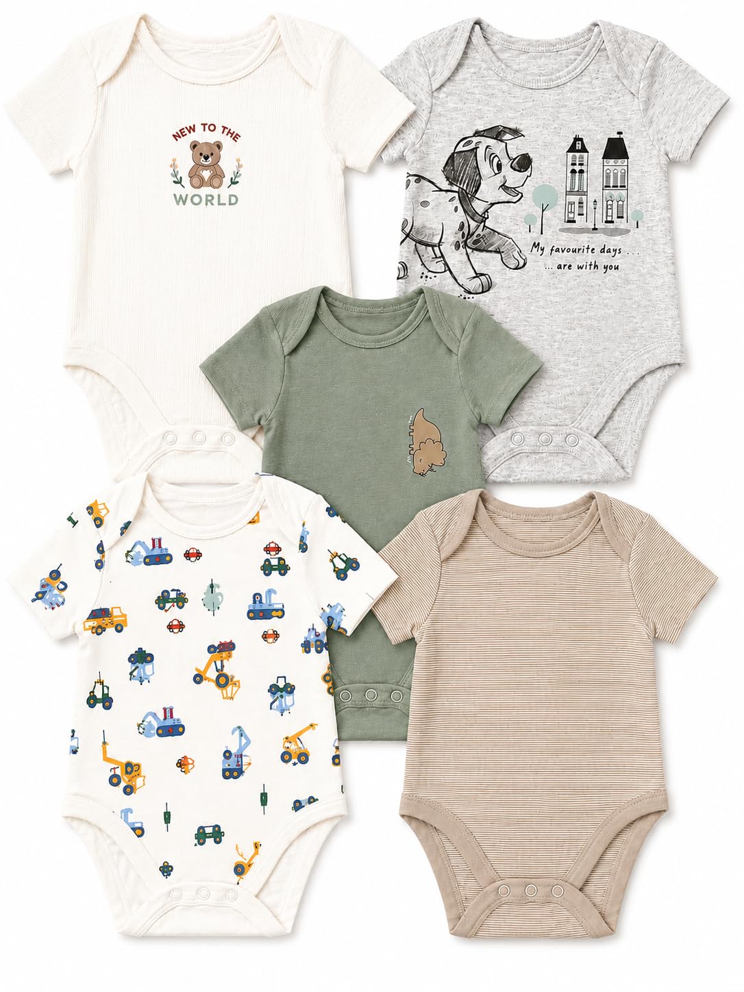 100% Cotton Romper/Bodysuit for Baby Boys-image-43