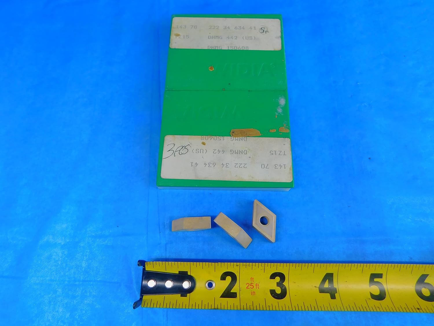 8PCS New WIDIA DNMG 442 DNMG 150608 TZ15 TiN ? Coated Carbide Turning Inserts - AR6658AS1