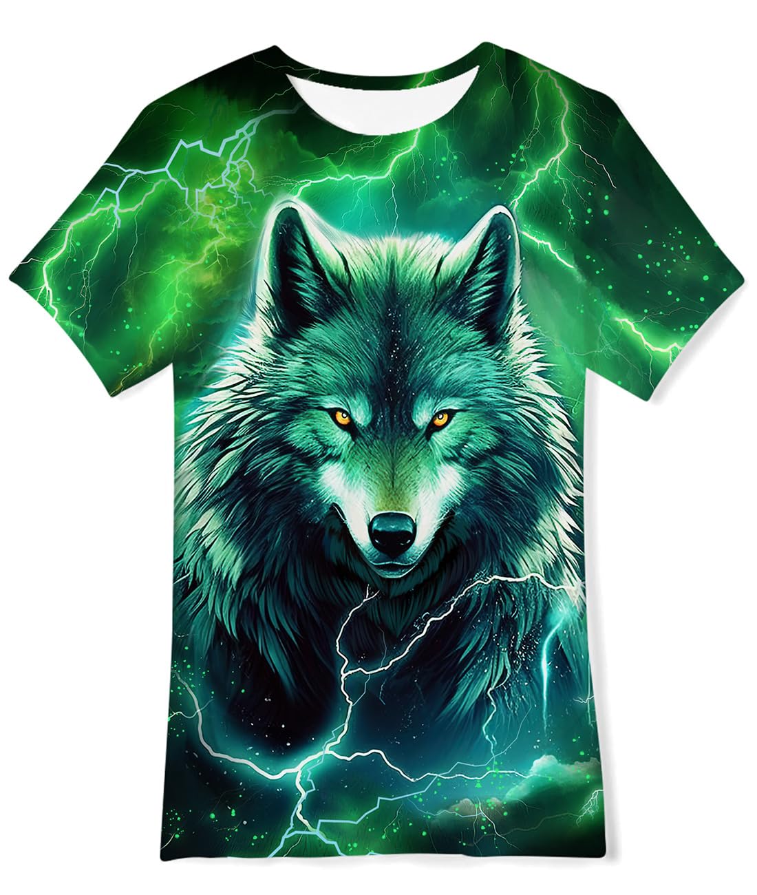 Fanient Camiseta de Manga Corta con impresión 3D, Cuello Redondo, para niños y Adolescentes