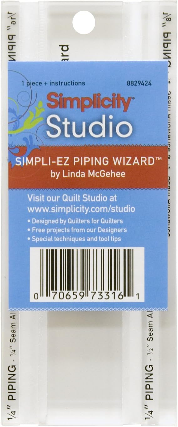 Simpli-EZ 8829424 Piping Wizard Quilting Tool : Arts, Crafts & Sewing