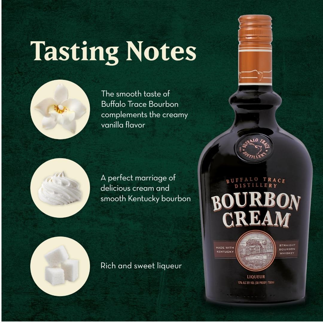 Buffalo Traceクリームバーボンウイスキー Buffalo Trace Kentucky Straight Bourbon Whiskey Cream Liqueur