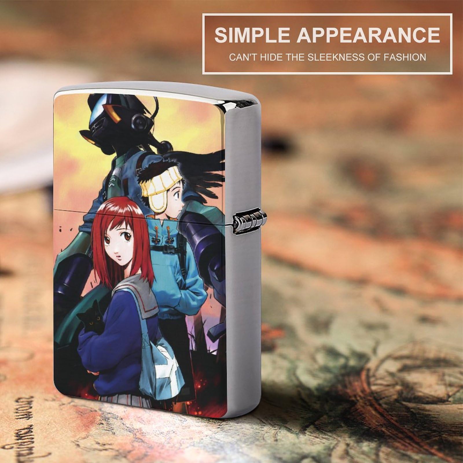 Amazon.co.jp: ZIPPO兼用ケース FLCL ナンダバ ナオ太 サメジマ マミ美 