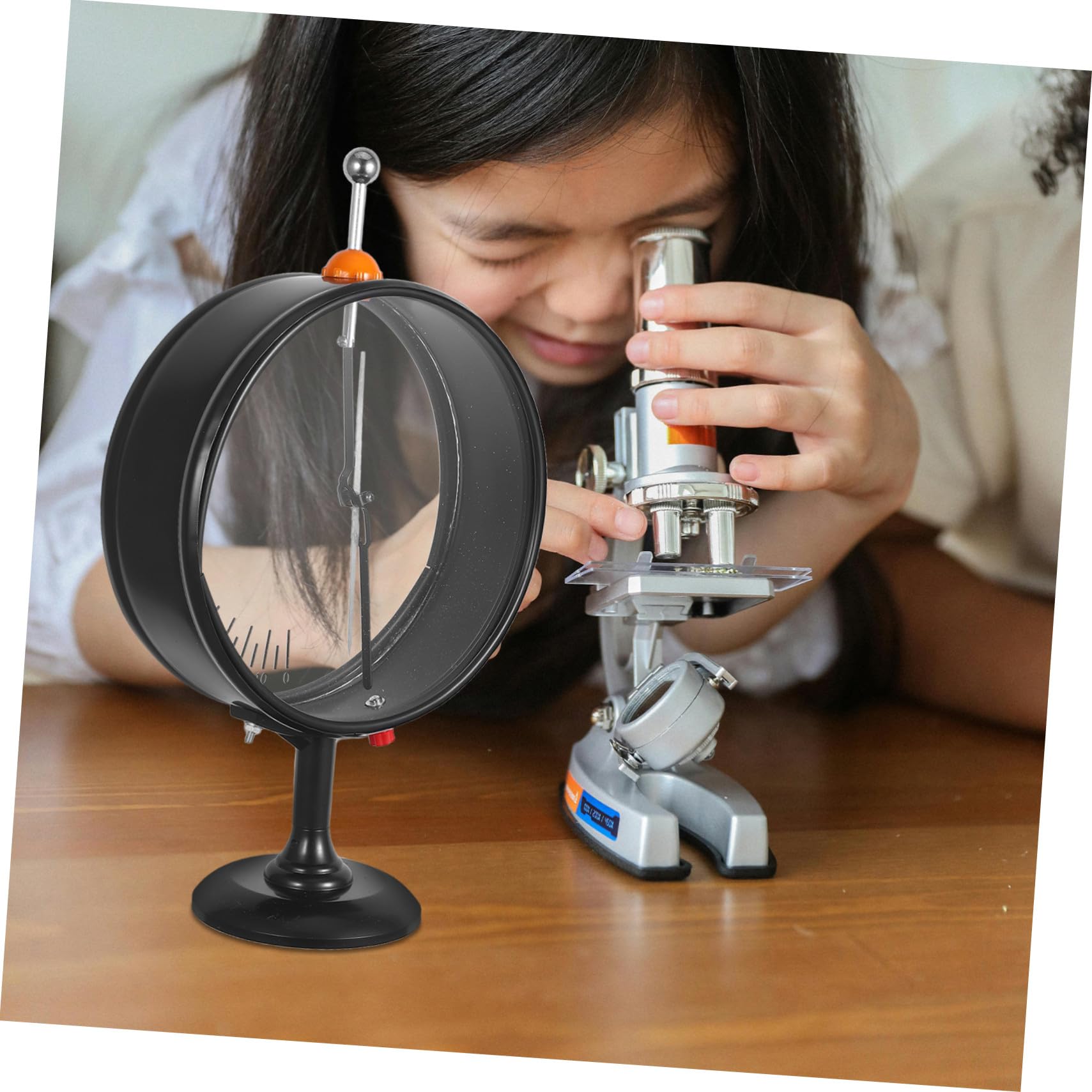 Uonlytech Électroscope à Pointeur Compact Détecteur Électrostatique Kit D’expérimentation Physique Matériel Pédagogique pour Expérience Électrostatique en Laboratoire Scolaire