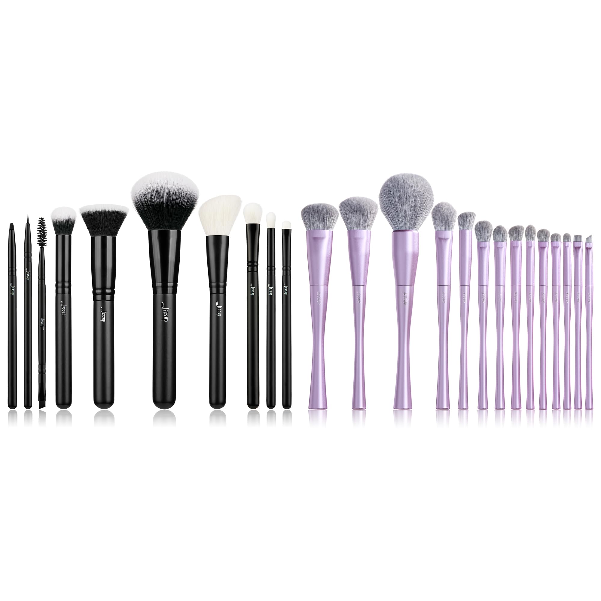 Amazon.com: Jessup Makeup Brush Set 10pcs Black T323 Bundled with