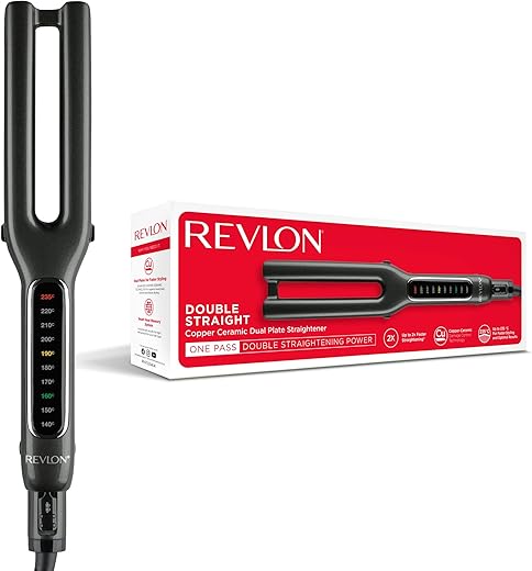 Revlon – Plancha de pelo Revlon RVST2204 doble placa.