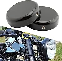 Vista 3 de Tapa de tuerca de vástago de horquilla superior negra para Harley-Davidson XL1200X 48 2016-2022