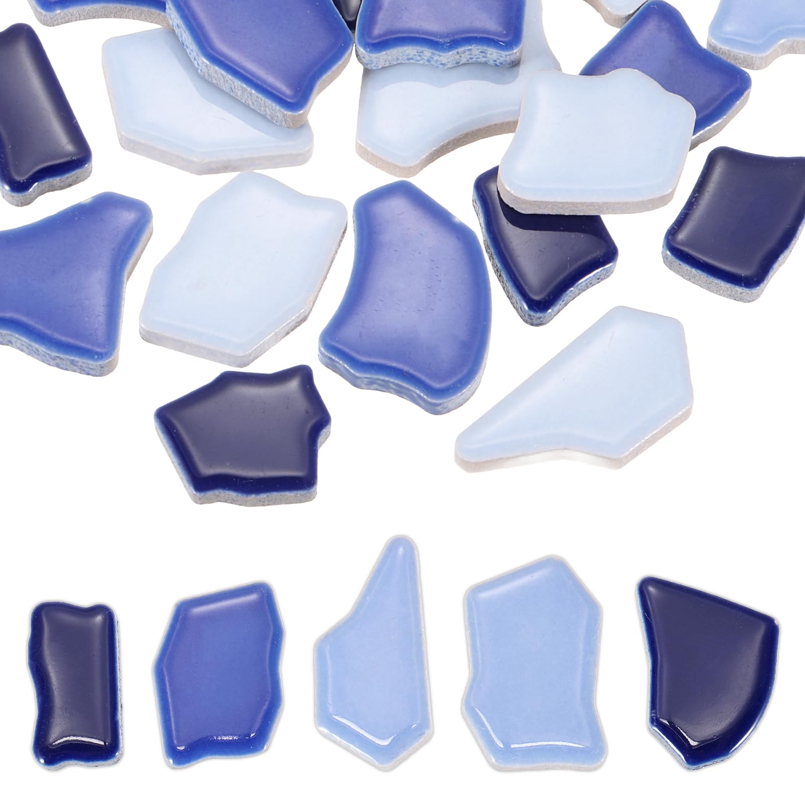 PATIKIL 250g/0.55LB Irregular Ceramics Mosaic Tiles