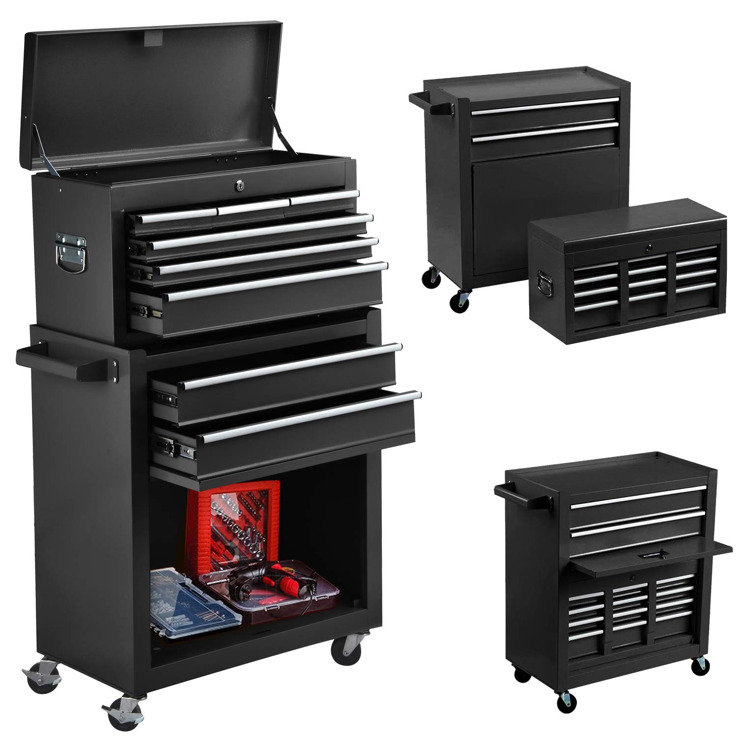 Buy 8Drawer Tool Chest Big Removable Tool Chest Rolling Tool Box with