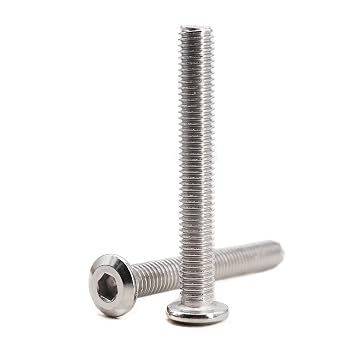 10pcs M8 x 90mm Rivet Countersunk Socket Cap Allen Head Bolts Screws Connecting for Furniture, 304 Stainless Steel