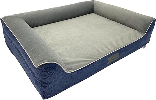 Miniatura 5 de Pawiyans Cama ortopédica para perros extra grandes, sofá cama grande impermeable para mascotas con funda extraíble lavable a máquina, forro