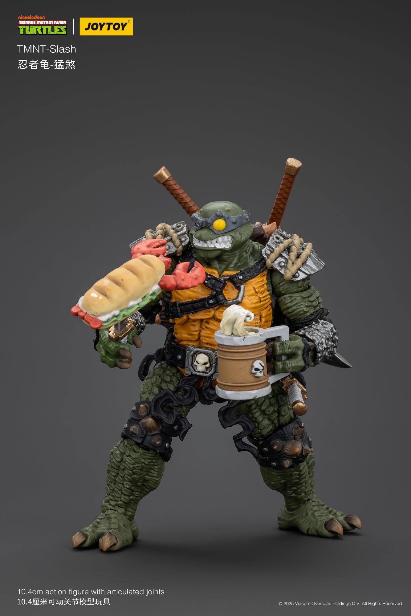 ミュータント　ニンジャ　タートルズ　スラッシュ　フィギュア　アメトイ　1 ミュータント ニンジャ タートルズ スラッシュ フィギュア NECA