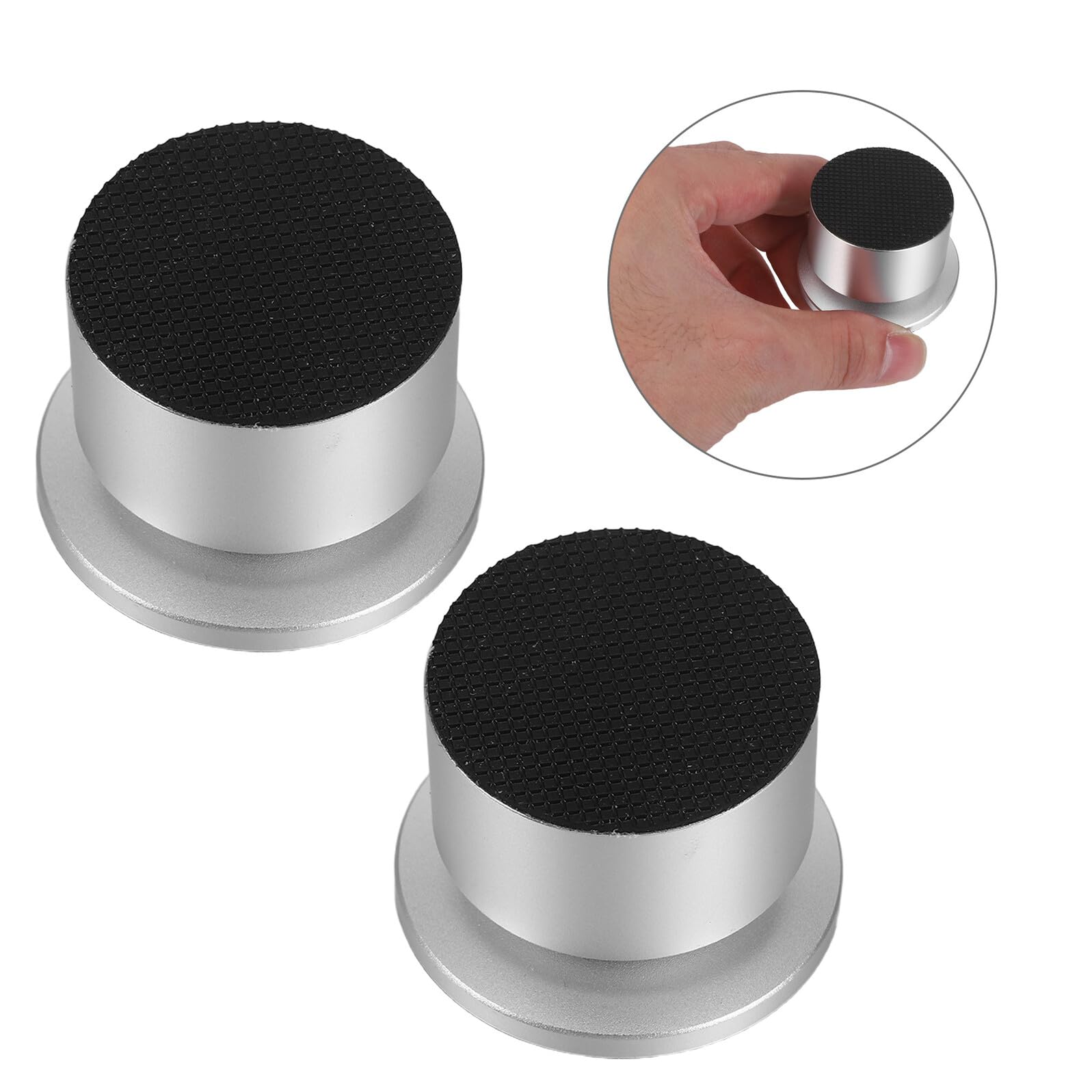 iplusmile Set 4 Piedini Isolanti in Metallo per Altoparlanti e Giradischi Supporti Smorzanti per Riduzione Vibrazioni in Sistemi Audio Hifi Domestici
