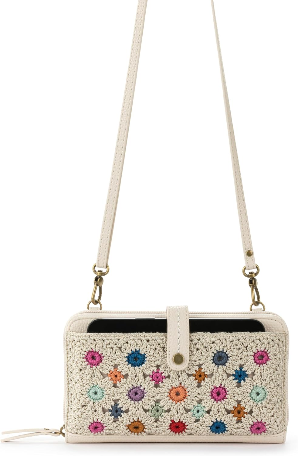 The Sak Iris Smartphone Crossbody Purse - Women's Cellphone Bag & Wallet For Everyday - Convertible Wristlet With Zipper