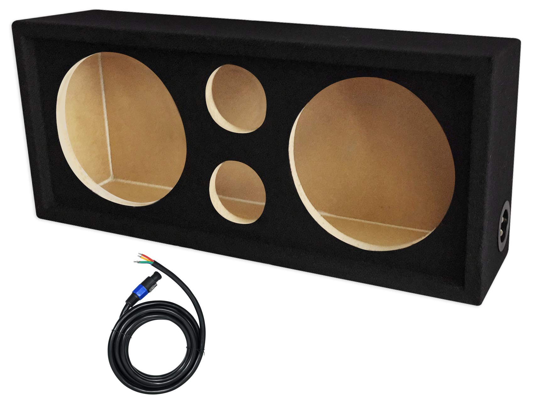 Rockville CH103SP Chuchero Car Audio Enclosure for (2) 10