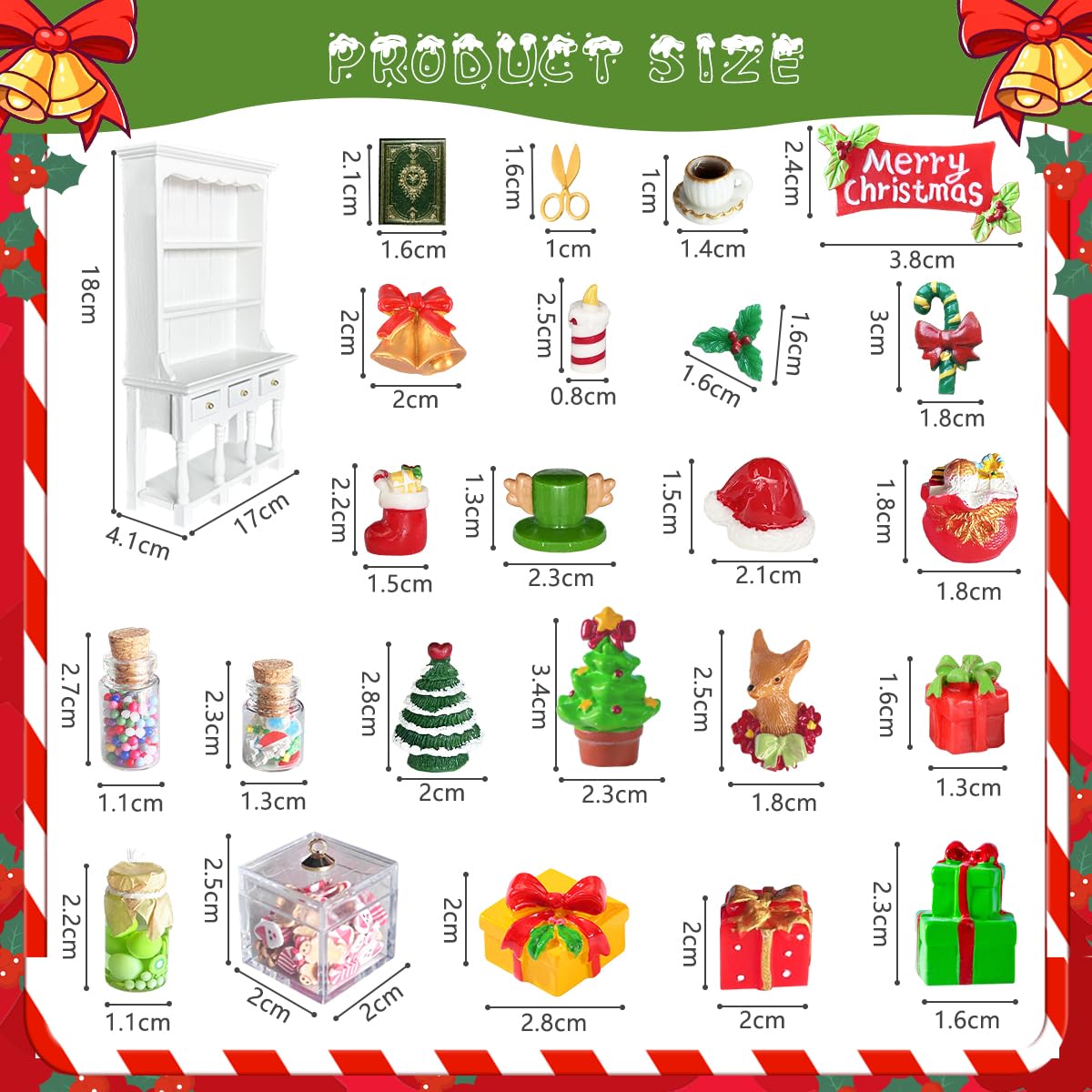 amazon-com-beireg-dollhouse-miniatures-accessories-1-12-scale-34pcs-white-wooden-bookshelf-furniture-kit-mini-books-gift-boxes-candy-jars-christmas-tree-hat-dollhouse-christmas-decorations-for-kids-toys-games for 1 12 Scale Free Printables Amazon.com: BEIREG Dollhouse Miniatures Accessories 1/12 Scale, 34pcs White Wooden Bookshelf Furniture Kit - Mini Books&Gift Boxes, Candy Jars, Christmas Tree&hat, Dollhouse Christmas Decorations for Kids : Toys & Games for 1 12 Scale Free Printables