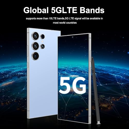 Miniatura 3 de WWT Teléfono I25 Ultra desbloqueado, Android 14 16+1TBGB, bolígrafo integrado, batería de teléfono celular de 7000 mAh, pantalla HD de 6.99