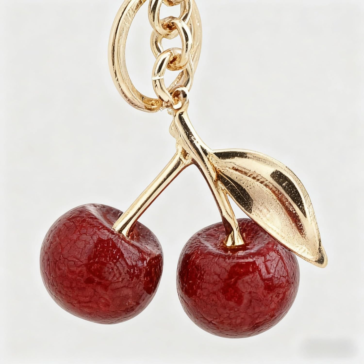 Cherry Keychain Key chains Accessories Gifts for Women Purse Bag Charms Extender Chain for Handbags - Image 5