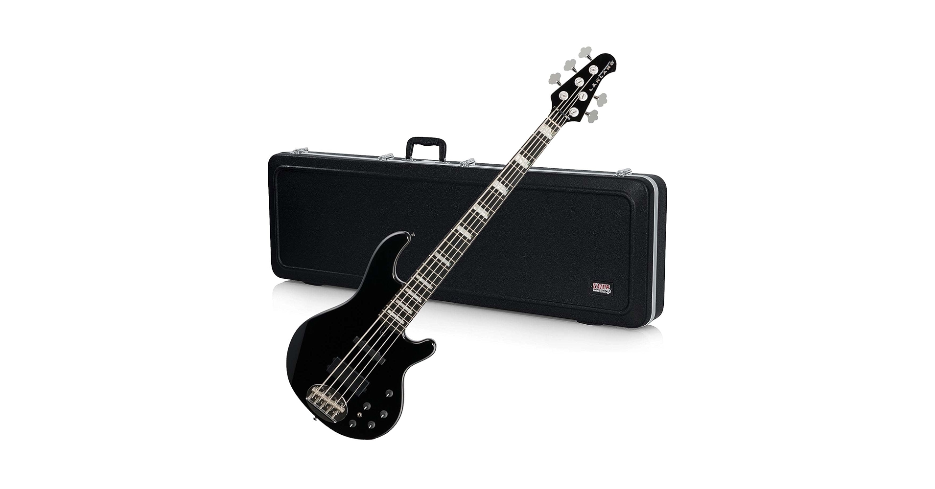 Amazon.com: Lakland Skyline 55-02 Bass Guitar, Black Sparkle