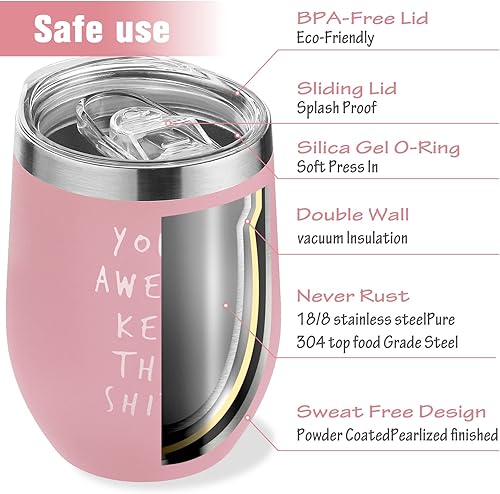 Miniatura 5 de You're Awesome Keep That Up - Regalos de agradecimiento inspiradores, regalos de felicitación de nuevo trabajo, idea divertida de regalos de