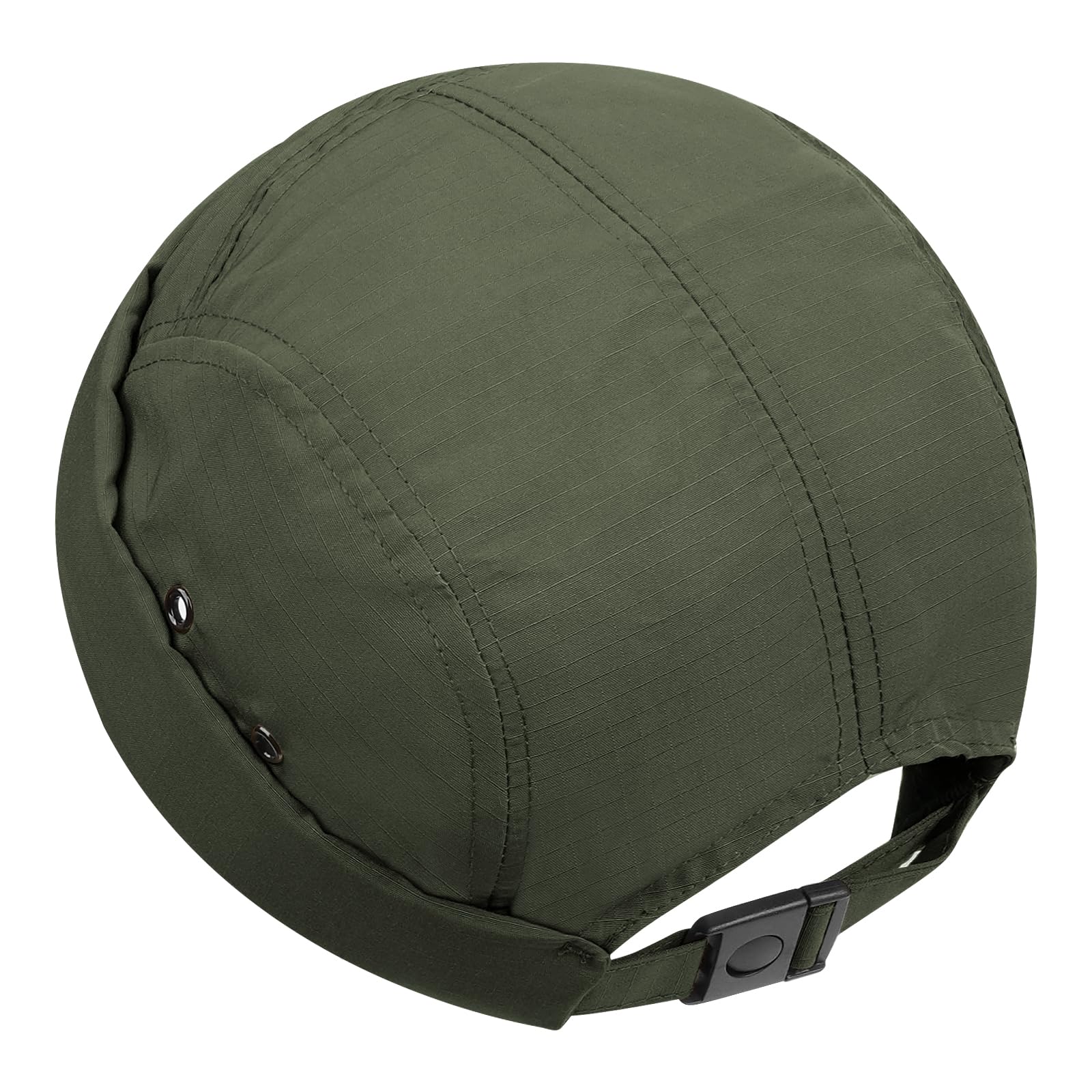 Croogo Brimless Hats Waterproof Beanie Hat Docker Caps 5 Panel Hats for Men Outdoor Waterproof No Visor Skull Cap,Green-DBH01