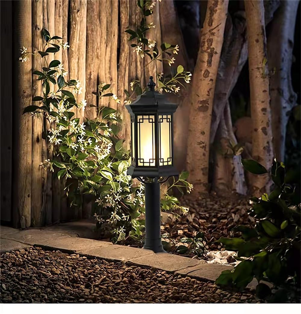 Współczesna zewnętrzna lampa trawnikowa Elektryczna wodoodporna lampa LED Willa Ogród Dziedziniec Dzielnica Dzielnice mieszkalne Lampa trawnikowa (Styl 10 H69CM Elektryczny 1 SZTUK)
