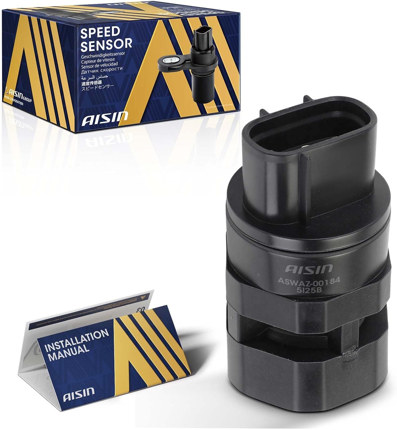 AISIN AFTERMARKET ASWAZ-00184 Transmission Speed Sensor - Compatible with Honda Passport 94-02, Acura SLX 96-99, Isuzu Rodeo 93-04, Amigo 98-20, NPR 95-03, NQR 95-20, Trooper 93-97