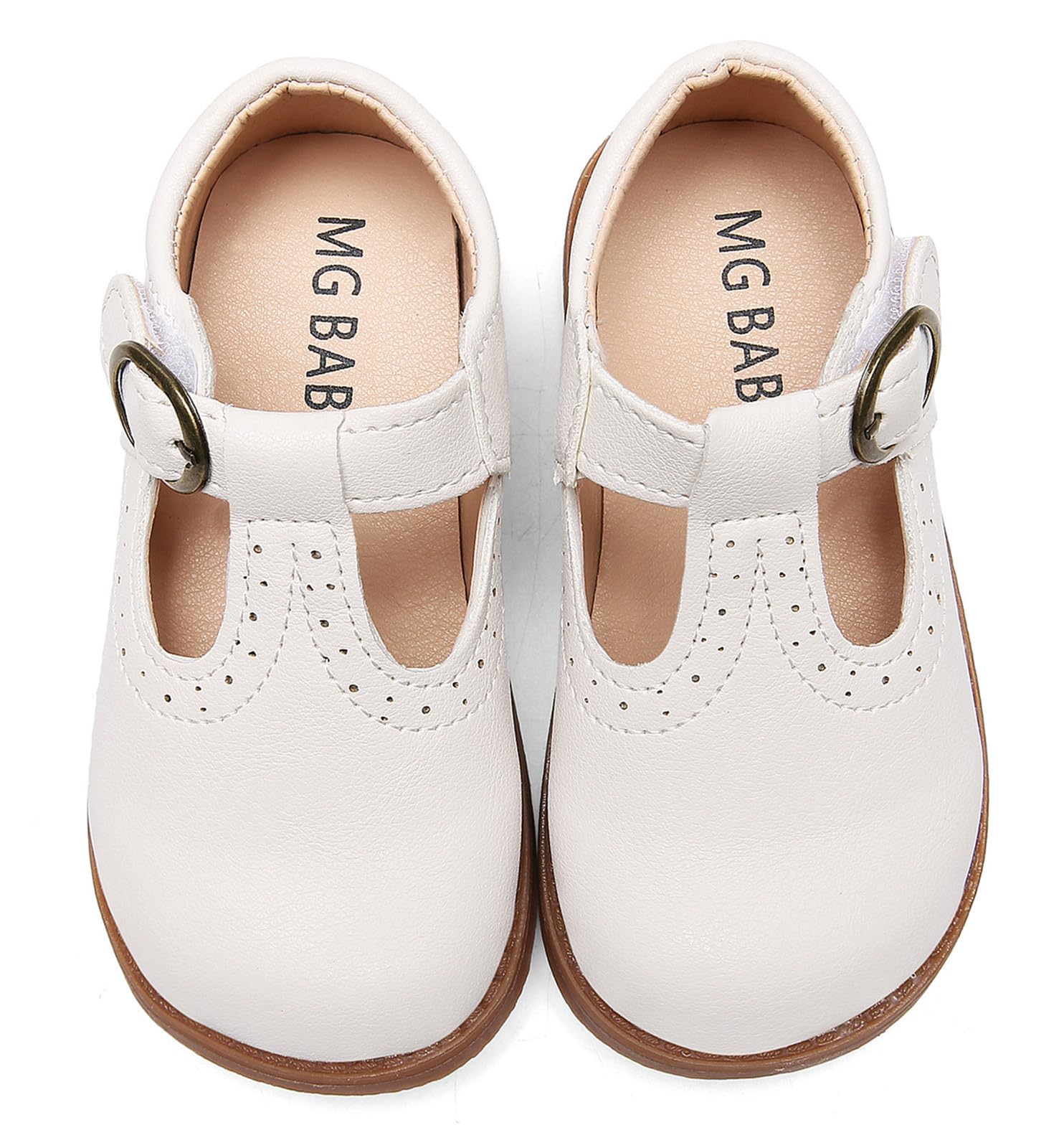 DADAWEN Girl's Classic Mary Jane School Uniform Shoes Flat Dress Shoes