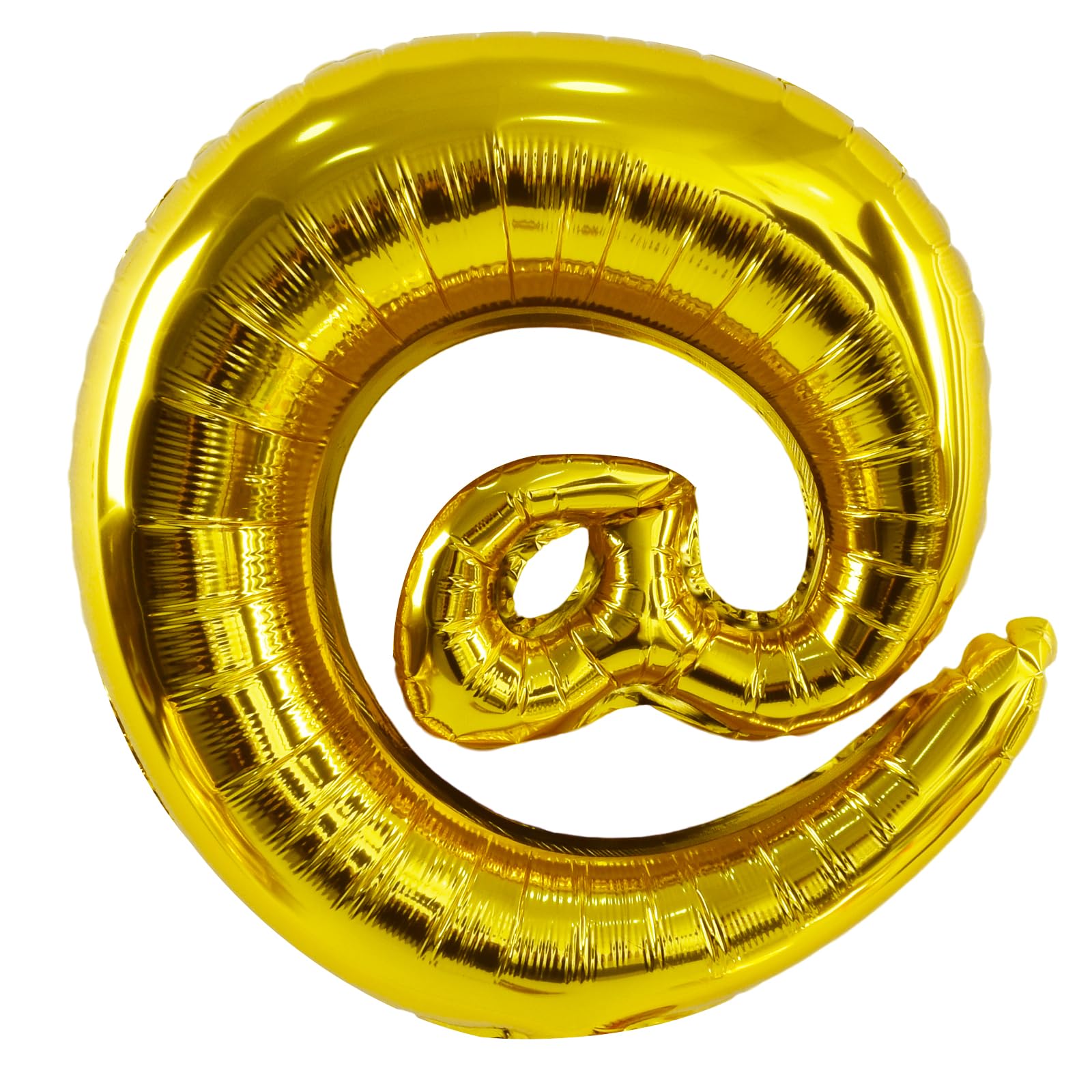 TONIFUL 16 Inch Gold At Shaped Sign Balloon for Party Photo Booth Decor — image 1