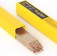 TOOLIOM ER70S-6 TIG Welding Rods 1/16" x 16" 5LB Copper Coated Mild Steel Filler Rods for Smooth Welds