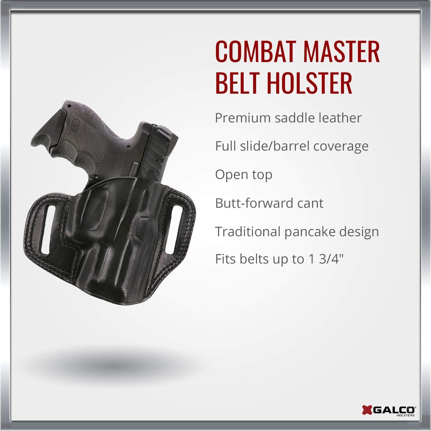 Galco Combat Master Belt Holster for Ruger SP101 2 1/4-Inch