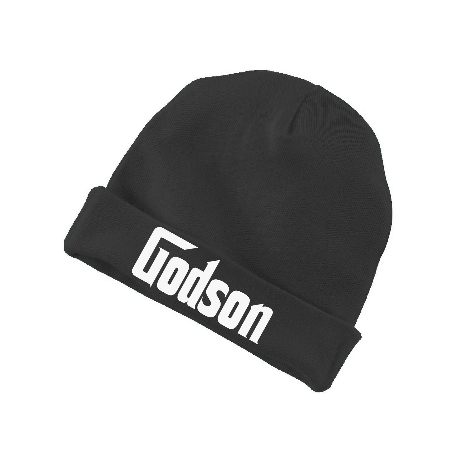 Decal Serpent Godson Parody Funny Baby Beanie Cotton Cap Hat - Black